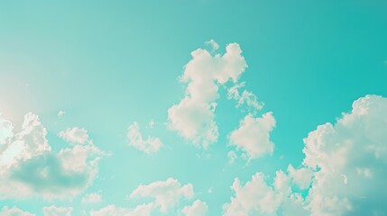 Wall Mural - sky with a clear blue hue
