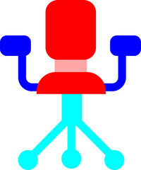 Poster - Office Chair I Vector Icon