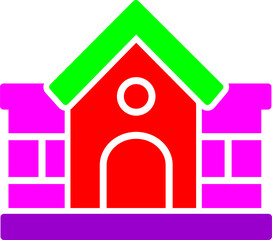 Poster - Mansion Vector Icon