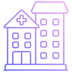 Wall Mural - Hospital Building