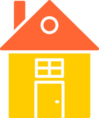 Canvas Print - House Vector Icon