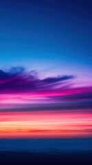 a beautiful sunset with a purple sky and a blue ocean