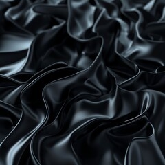 black wavy silk background