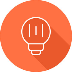 Wall Mural - Led Bulb Vector Icon