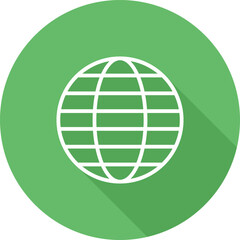 Sticker - Globe Vector Icon