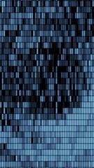 Wall Mural - swinging confetti. motion. a blue background in animation that seems to sway in different directions