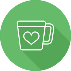 Sticker - Cup Vector Icon