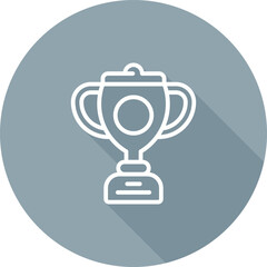 Sticker - Trophy Vector Icon