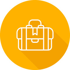 Sticker - Briefcase Vector Icon