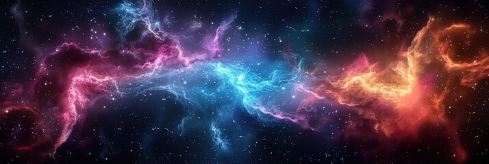 Wall Mural - Cosmic Dance of Nebulae