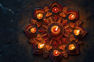 Diwali the festival of light illustration