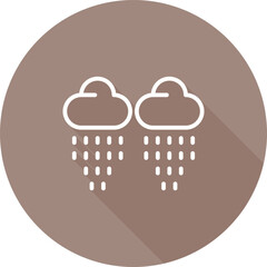 Sticker - Raindrop Vector Icon