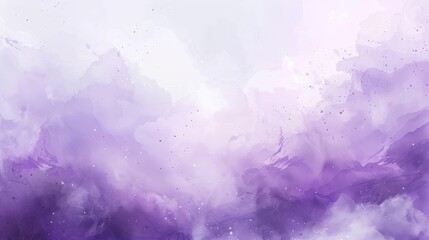 Wall Mural - Modern purple watercolor background for your design.