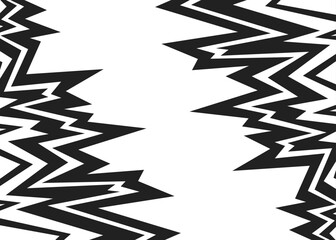 Wall Mural - Abstract background with reflective jagged spike pattern and with some copy space area