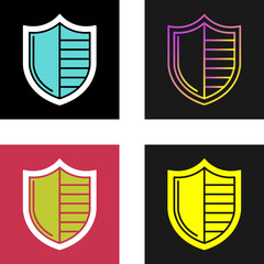 Sticker - Shield Vector Icon