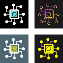 Sticker - Circuit Vector Icon