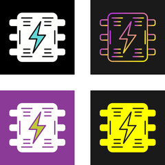 Sticker - Power Vector Icon