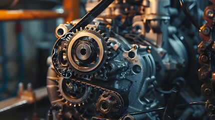 Detailed Automotive Timing Belt Replacement Process for Engine Maintenance and Repair