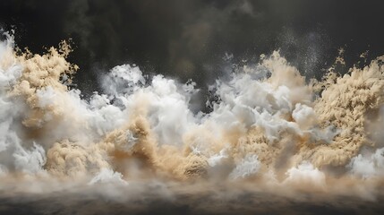 Wall Mural - Dramatic Smoke and Fog