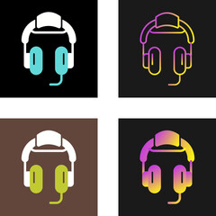 Wall Mural - Headphone Vector Icon