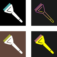 Canvas Print - Hair Dye Brush Vector Icon