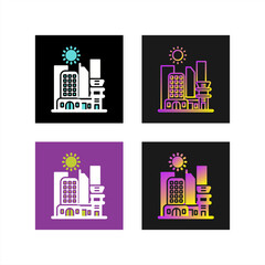 Poster - Cityscape Vector Icon