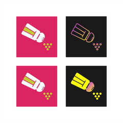 Sticker - Salt Vector Icon