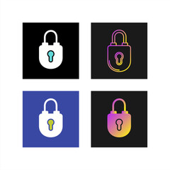 Poster - Padlock Vector Icon