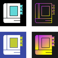 Sticker - Diary Vector Icon