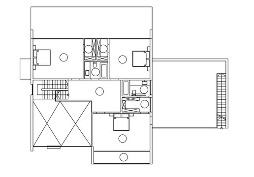 house building sketch architectural 3d illustration