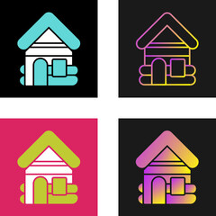 Poster - Cottage Vector Icon