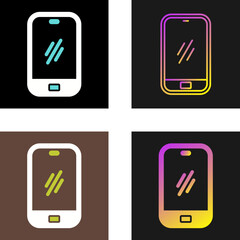 Canvas Print - Smartphone Vector Icon