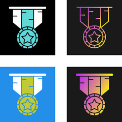 Wall Mural - Medal Vector Icon