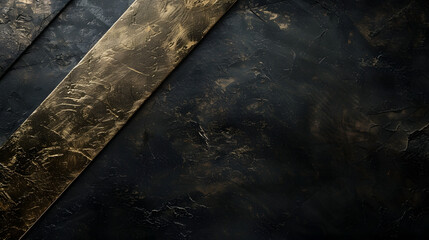 Wall Mural - black background with golden wave background