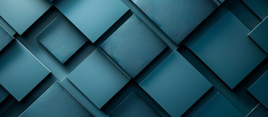  Teal geometric shapes forming a minimalistic and modern background with clean lines. 32k, full ultra HD, high resolution.