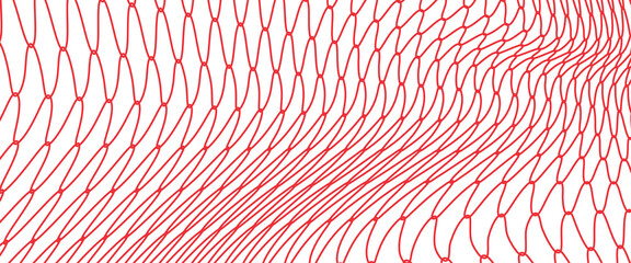 Mesh texture for fishing net. Seamless pattern for sportswear or football gates, volleyball net, basketball hoop, hockey, athletics. Abstract net background for sport. Vector