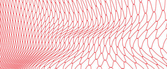 Mesh texture for fishing net. Seamless pattern for sportswear or football gates, volleyball net, basketball hoop, hockey, athletics. Abstract net background for sport. Vector
