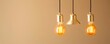 © Nisit - Hanging pendant light with a stylish light bulb