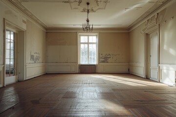 Canvas Print - Empty spacious room