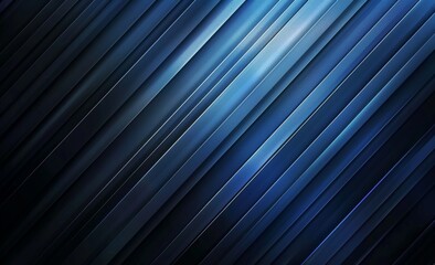 Wall Mural - the abstract blue and black pattern is a light pattern with a gradient on the floor and wall, a diag