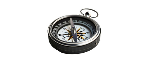 Wall Mural - marine compass on transparent background