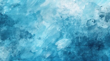 Wall Mural - Abstract Sky Blue Grunge Texture Wall Background