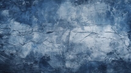 Wall Mural - Textured Blue Concrete Wall