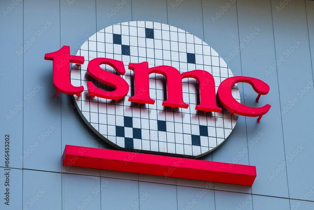 Photo inspiration: Semiconductor Trademark Search Reference: Hsinchu City Taiwan June 24 2024 Close Up Of Tsmc