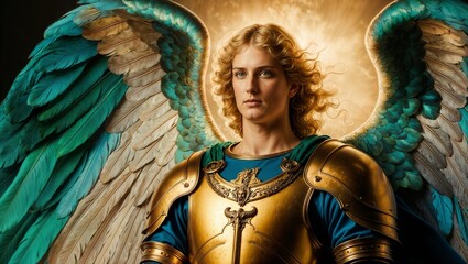 A portrait of an archangel