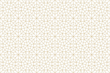 Wall Mural - Seamless geometric pattern in authentic arabian style.