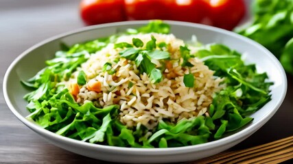 Sticker -  Fresh and vibrant salad ready to be savored