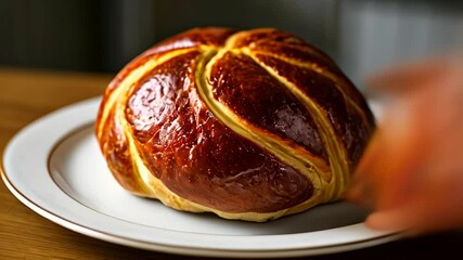 Wall Mural -  Deliciously baked bread ready to be savored