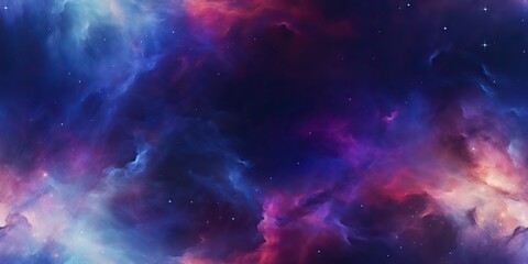 Wall Mural - ai generated. ai generative. color bright abstract space cosmic galaxy universe background with many