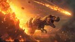 © Jang - asteroid explosion extinct dinosaurs